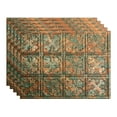thumbnail image 4 of FASÄDE Traditional Style/Pattern 10 Decorative Vinyl Backsplash 15 sq ft Kit in Copper Fantasy, 4 of 7