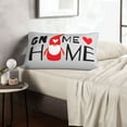 thumbnail image 7 of Binfone Gnome Home With A Cute Gnome Standard Size Pillowcase, Long Staple Pure Cotton Envelope Closure Pillow Cover (Pillow core not included),16"x24", 7 of 7