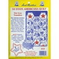 thumbnail image 3 of Aunt Martha's Iron-On Transfer Collection-50 State Americana Quilt, 3 of 3