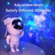 thumbnail image 3 of Proyector de luz de noche estrellada Astronauta Lámpara de proyección LED con control remoto, ángulo de cabeza ajustable, regalo para niños Adultos Fiesta en casa Decoración de techo Ch, 3 of 5