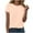 Beige, variant on idosla Women's Cotton Crewneck T-Shirts Short Sleeve Basic Solid Color Tee Classic-Fit Shirt Breathable Comfy Summer Top (Black, 3XL)