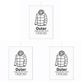 thumbnail image 1 of Hanging Vacuum Bags Space Saving Clothes Compression Storage Bag Reusable Empty Pump Bags Clothes Wardrobe Quilt Vacuum Pack 3PCS Type A, 1 of 6