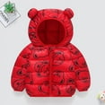 thumbnail image 6 of Ougyinr Baby Boys Girls Winter Coats Hoods Light Puffer Down Cotton Jacket Outwear Toddler Winter Coats Jacket for Infant kids, 6-12 Month,12-18 Month, 2t,3t,4t,5t, 6 of 9