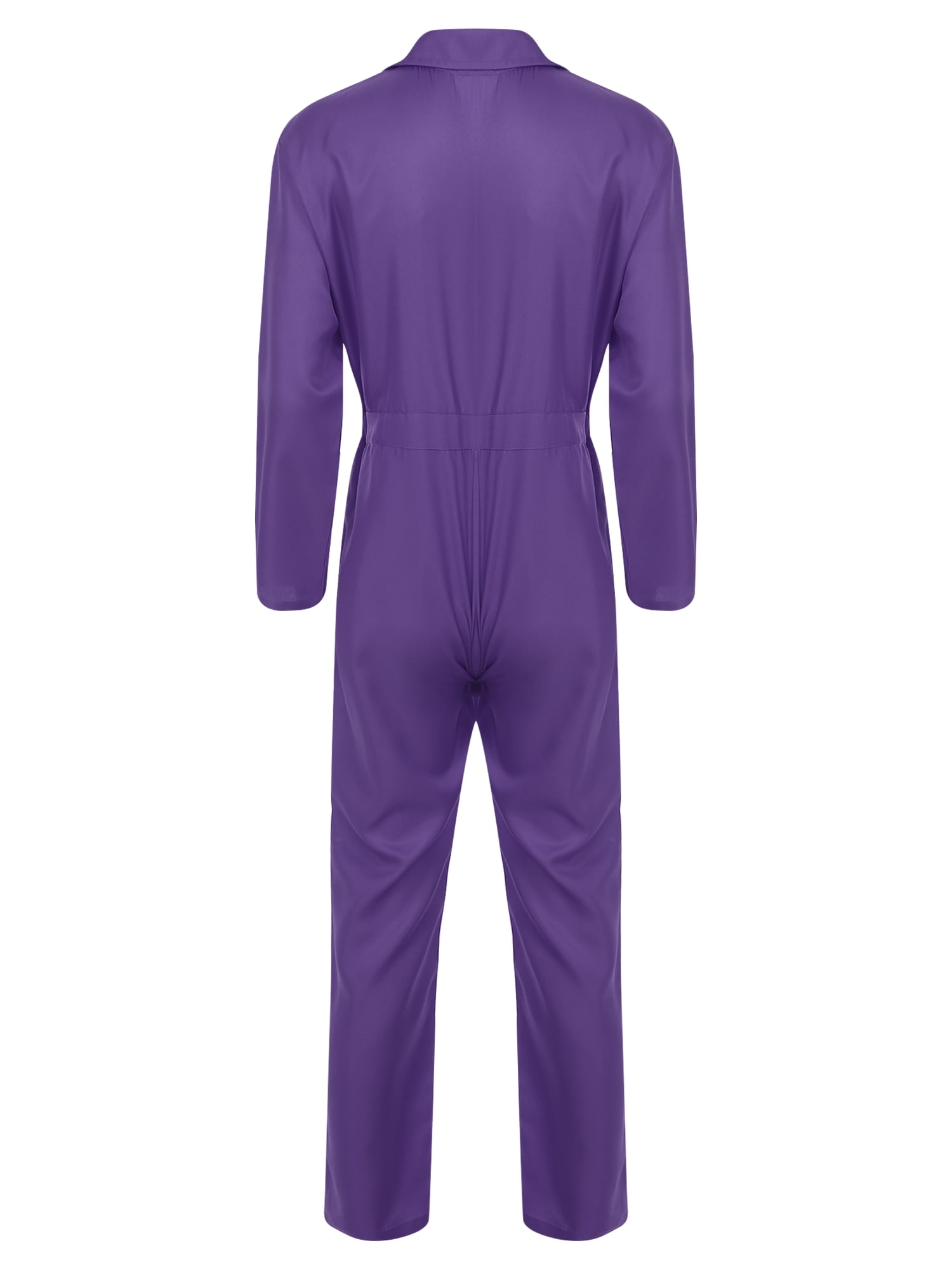 YiZYiF Mens Work Overalls Long Sleeve Button Up Mechanics Workwear