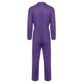thumbnail image 4 of iEFiEL Mens Resistant Work Overalls Long Sleeve Workwear Jumpsuit Uniforms Halloween Party Coverall Costume Purple M, 4 of 5