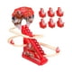 thumbnail image 1 of Juguete eléctrico de Papá para subir escaleras con luz y música, ideal para interiores, como recuerdo de fiesta, decoración del hogar para niños, con 9 figuras de Papá Noel, 1 of 9