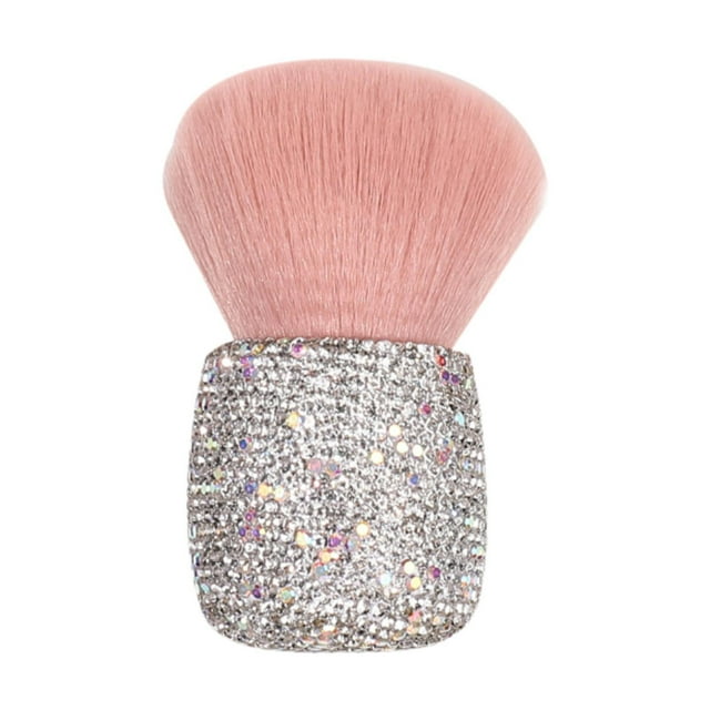 Brocha De Maquillaje Con Forma De Hongo Brocha Suave Con Forma De Hongo Para Rubor, Iluminador Y Polvos Sueltos