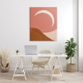 thumbnail image 2 of Stupell Industries Desert Crescent Moon Abstract Mountains Terracotta Landscape Nature Painting Gallery Wrapped Canvas Print Wall Art, 36 x 48, 2 of 6