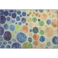 thumbnail image 2 of Addison Rugs Mayfield Premium Machine Washable Transitional Geometric Navy Rectangle Rug, 1'8" x 2'6", 2 of 6