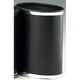 Kraftware 67574 Sophisticates Noir avec Corbeille Chromée Polie avec Bandes Chromées et Pare-Chocs Noir – image 1 sur 1