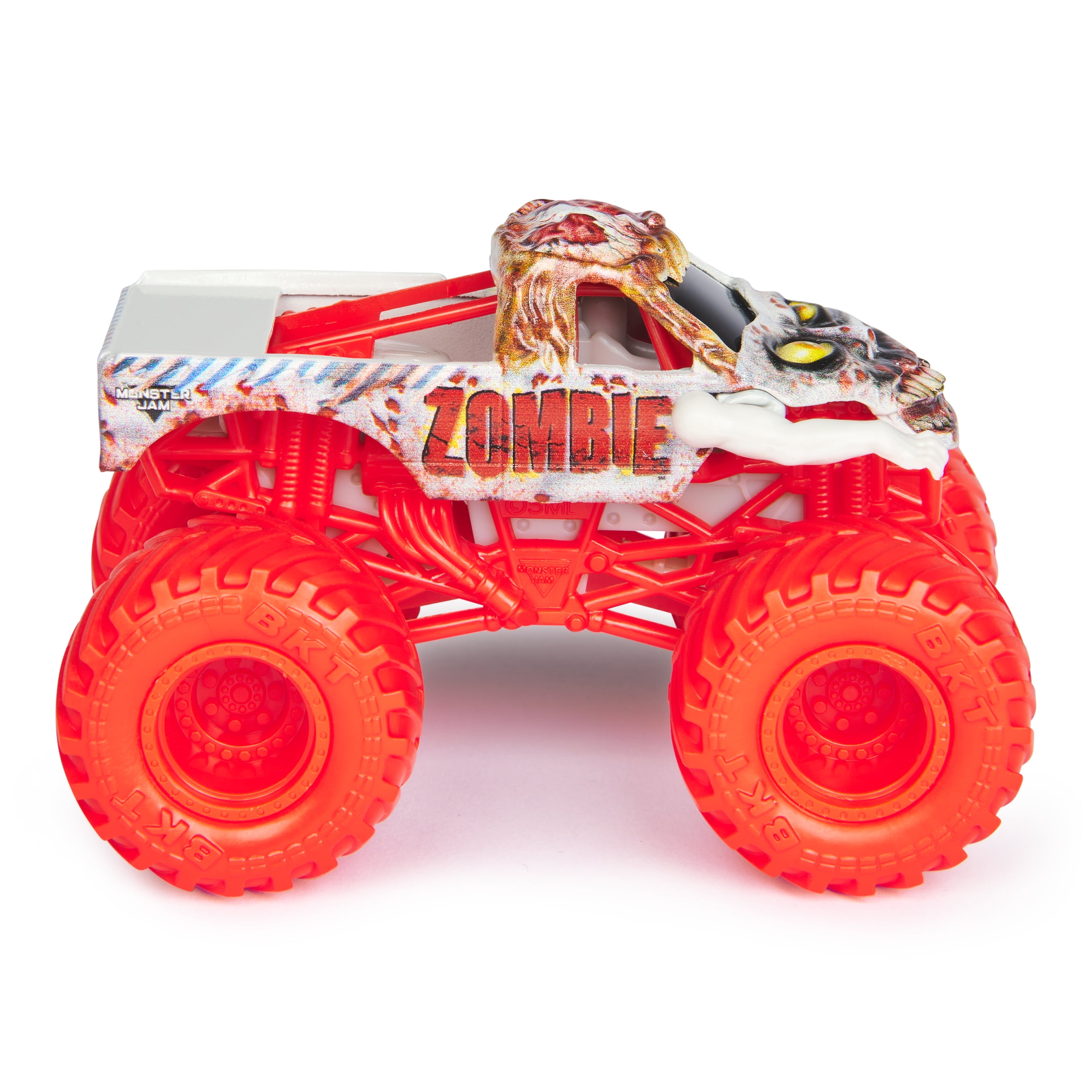 Monster Jam, Official Zombie Vs. El Toro Loco Die-Cast Monster Trucks, 1:64 Scale, Kids Toys for Boys Ages 3 and up