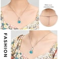 thumbnail image 2 of White Freshwater Urn Necklace for Ashes Urns Pendant Memorial Cremation Necklaces Stainless Steel Ashes Necklace for Men Women, 2 of 7