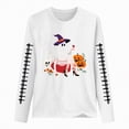 thumbnail image 4 of Godom Halloween Shirts for Women Cute Ghost Shirt Fall Pumpkin Tshirt Graphic Tees casual Long Sleeve Tops, 4 of 4