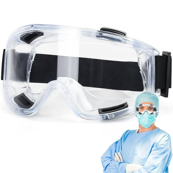 Gafas de Protección Anti-Fog y Antiarañazos para Química Agricultura Industria Laboratorio Lentes Pr