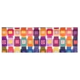 thumbnail image 6 of Yayeee Kitchen Valance Rod Pocket 54" x 18" Living Room Window Curtain, Colorful Jars, 6 of 6
