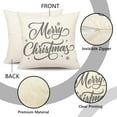 thumbnail image 5 of Gray Christmas Pillow Covers 18x18 Set of 4 Farmhouse Xmas Decorations Snowflake Hello Winter Holiday Decor Throw Cushion Case for Home Couch S24C16, 5 of 6