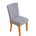 thumbnail image 1 of Nituyy Elastic Chair Cover, Soft Plush Chair Back Cover Jacquard Dining Chair Cover Home Decor, 1 of 4