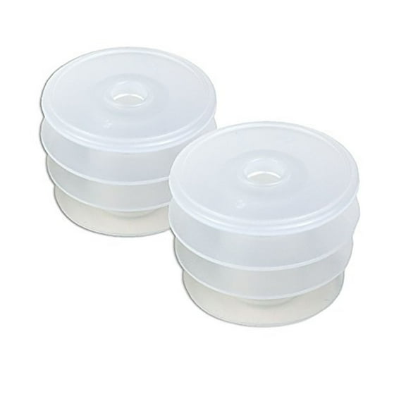 Global 24mm Press in Bottle Adapter for Oral Medication Syringe - 25 Count