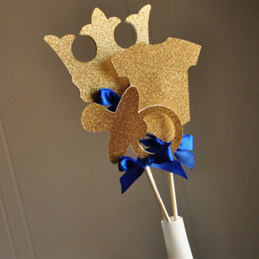 Little Prince Or Princess Initial Crown Glitter Centerpiece Gold Royal Blue 1st Birthday Party Or Baby Shower Table Decor You Pick Colors Centerpieces Table Dcor Home Living Deshpandefoundationindiaorg
