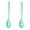 Green, variant on US 1 Pack Silicone Pasta Fork Heat Resistant Noodle Spaghetti Server Spoon