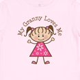 thumbnail image 4 of Inktastic My Granny Loves Me Girls Baby T-Shirt, 4 of 5