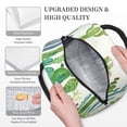 thumbnail image 3 of Yiaed Cartoon Cactus Print Lunch Bag Adult Insulated Lunch Box, Leakproof Cooler Food Lunch Containers Reusable High Capacity Lunch Tote Bags-One Size, 3 of 6