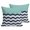 green, variant on Throw Pillow Covers 18x18 Inch Set of 2 Teal Navy Blue Waves Decorative Pillows Cushion Case Soft Square Pillowcases Chevron Stripe Throw Pillows for Couch Sofa Bed Chair Home Decor