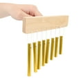 thumbnail image 3 of Table Top Wind Chimes, Single-Row Musical Percussion Instrument 8 Bars  Educational Electroplated Aluminum Alloy  For Decoration, 3 of 8