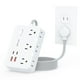 thumbnail image 1 of Adaptador Power Strip DEPOW de 2 a 3 clavijas, 6 enchufes, 4 USB, 1 of 8