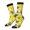 2 Black-1, variant on Honeybee Print Adult Socks for Men & Women,Calf Socks, Ankle Socks,Boots Socks,Breathable Casual Sock,Unisex Crew Socks