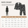 thumbnail image 3 of KLL Snake Print Women's Long Sleeve Pajamas with Pants Sleepwear Loungewear 2 Set-X-Large, 3 of 7