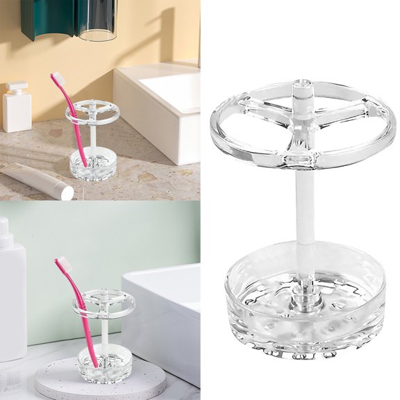2/1pcs Plastic Toothbrush Holder Stand, Toothbrush Organizers Holder Stand for Bathroom, for Bathroom, Vanity Countertops, Guest