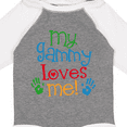 thumbnail image 4 of Inktastic My Gammy Loves Me Boys or Girls Long Sleeve Baby Bodysuit, 4 of 5