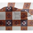 thumbnail image 4 of oneOone Viscose Chiffon Fabric Check Ikat Print Fabric By The Yard 42 Inch Wide, 4 of 4