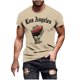 thumbnail image 3 of Tops para hombre, blusas y camisas de manga corta con cuello redondo para hombre, jersey informal con cuello redondo estampado para hombre, pantalones cortos deportivos para fitness, blusa de poliéste, 3 of 5