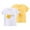 Yellow, variant on Lopecy-Sta 2 Pack Toddler Girls Shirts Kids Cotton Short Sleeve T Shirts Tops Tees Girls Summer T-Shirts