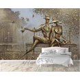thumbnail image 2 of Papier Peint 3D Art Rustique Européen SKU WAL0043, 2 of 9