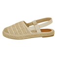 thumbnail image 2 of Sandalia con Tacon de 1 cm para Dama Mujer en color Beige, Elaborado de Textil. Cklass 702-02, 2 of 2