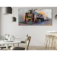 thumbnail image 2 of Graffiti Canvas Wall-Art for Living Room Large Size - Wall Art for Teen Boys Bedroom - Train Poster Wall Decor Ready to Hang, 2 of 5
