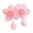 B, variant on Hair Tie Soft Organza Flower Shape Hair Rope with Plush Tassels Imitation Pearls Decor High Elastic Band Bun Holder Hair Accessories