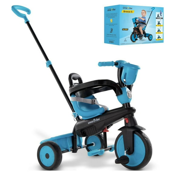 smarTrike Multi Stage Breeze Toddler Tricycle for Age 15 to 36 Months, Blue