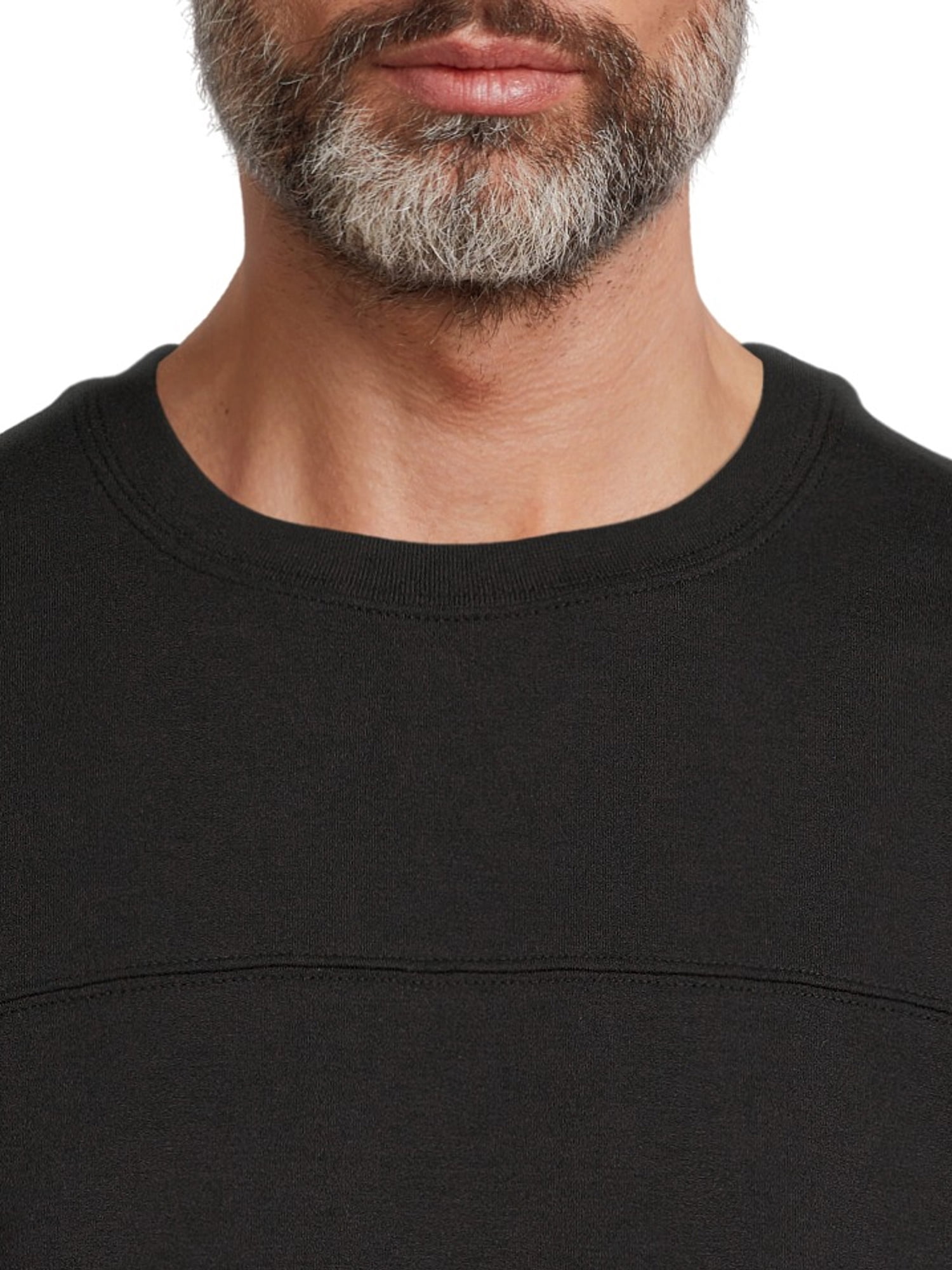 Athletic Works Men's and Big Men's French Terry Crewneck Sweatshirt, up to Size 5XL