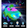thumbnail image 4 of JUGAAD LIFE Remote Control Cars for Toddler, 2 Pack Dinosaur RC Cars Toys for Kids 2 3 with Lights & Music, Birthday Gift for 2 3 4 5 Year Old Kids Boys Girls, 4 of 9