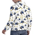 thumbnail image 6 of Fotbe Men's Hoodie with Tractor And Vehicle Pattern - Kangaroo Pocket Pullover Hooded Sweatshirt, Perfect for Daily Wear, Travel, and Home-XX-Large, 6 of 7