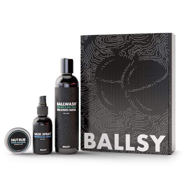 Ballsy The Sack Pack (Ballwash, Nut Rub & Sack Spray)