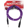 thumbnail image 3 of 14 Rockville 10' Male REAN XLR to 1/4'' TRS Cable (7 Colors x 2 of Each), 3 of 15