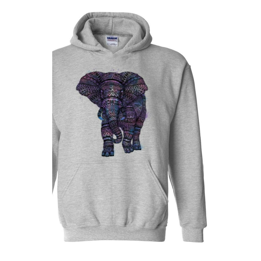 IWPF Unisex Amazing Elephant Hoodie Sweatshirt