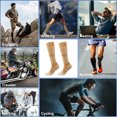 thumbnail image 5 of Sports compression pressure socks - calf protection elastic socks open toe beautiful leg socks, 5 of 5