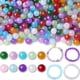thumbnail image 5 of 500 Cuentas Hechas A Mano para Pulseras, Mezcla de Colores, Redondas de 8 mm, para Manualidades, Kits de Fabricación de Joyas, Pendientes, Pulseras y Collares., 5 of 5