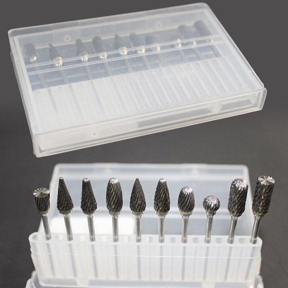 For Teeth Handpiece 10 PCS Tungsten Carbide Dental Acrylic Bur Drill 2.35mm